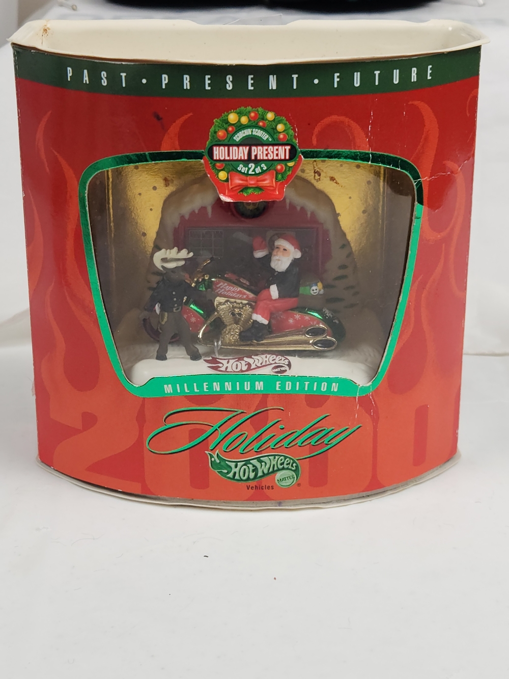 Vintage 1999 Hot Wheels Millennium Edition Holiday Scorchin Scoote